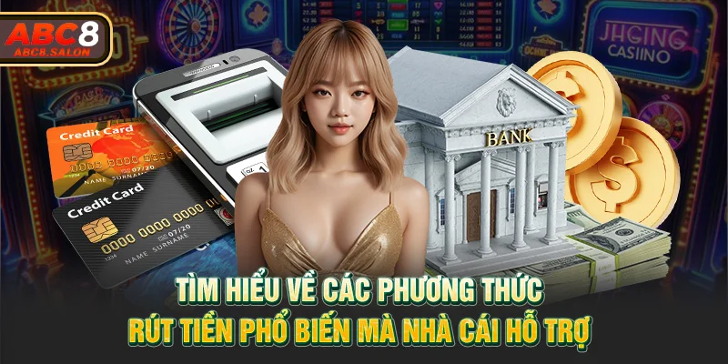 Tìm hiểu về các phương thức rút tiền phổ biến mà nhà cái hỗ trợ