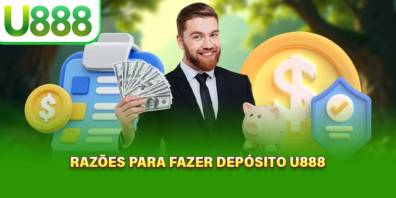Razões para fazer depósito U888